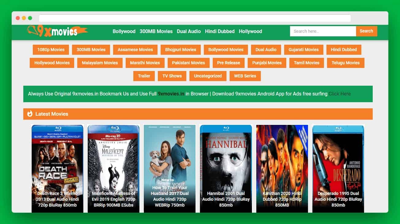 9xMovies: Watch Illegal Free Leaked HD Online Bollywood, Hollywood, Tamil, Telugu Latest Movies, TV Shows, Music, Videos Download