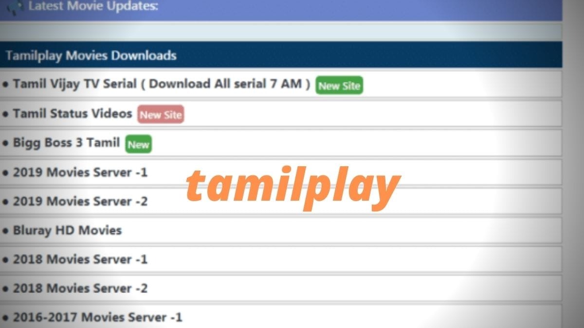 Tamilplay: Watch Illegal Free Leaked HD Online Tamil, Telugu, Bollywood, Hollywood, Latest Movies, TV Shows, Videos Download, Latest Movies News at Tamilplay website