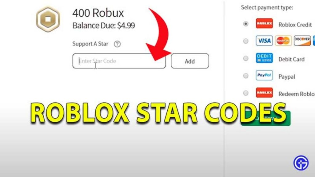 Roblox Star Codes logo representing seamless support for creators.