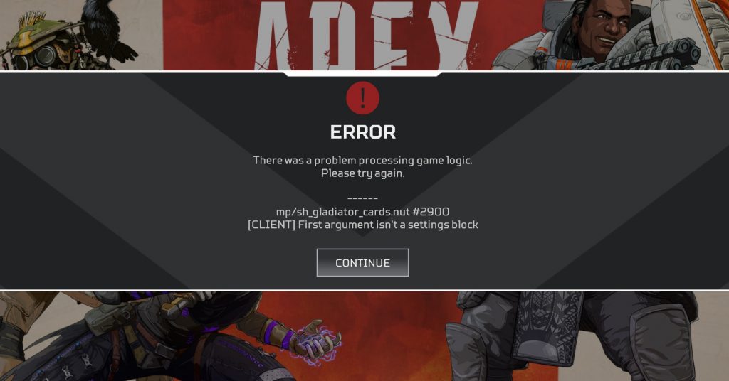 Apex Legends Error Fixing Solutions