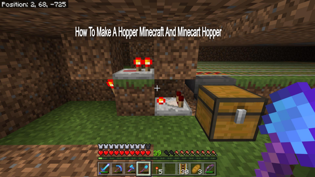 Minecraft Hopper - A funnel for item transportation and automation.