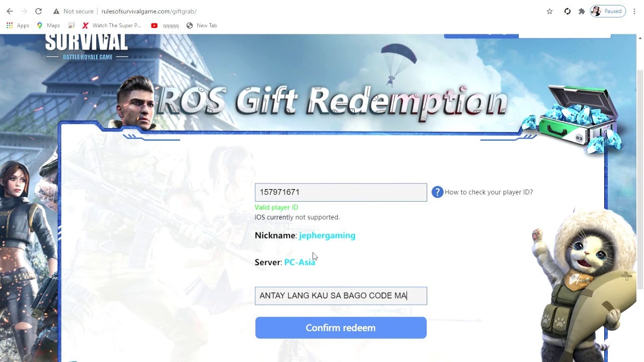 ROS Redeem Code: Unlock Exciting Rewards in Rules of Survival 2023