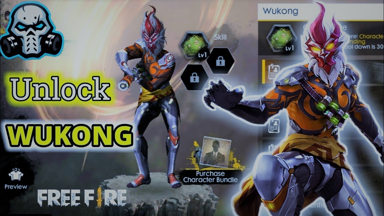 Wukong Character in Free Fire, How to Unlock Wukong in the Game?