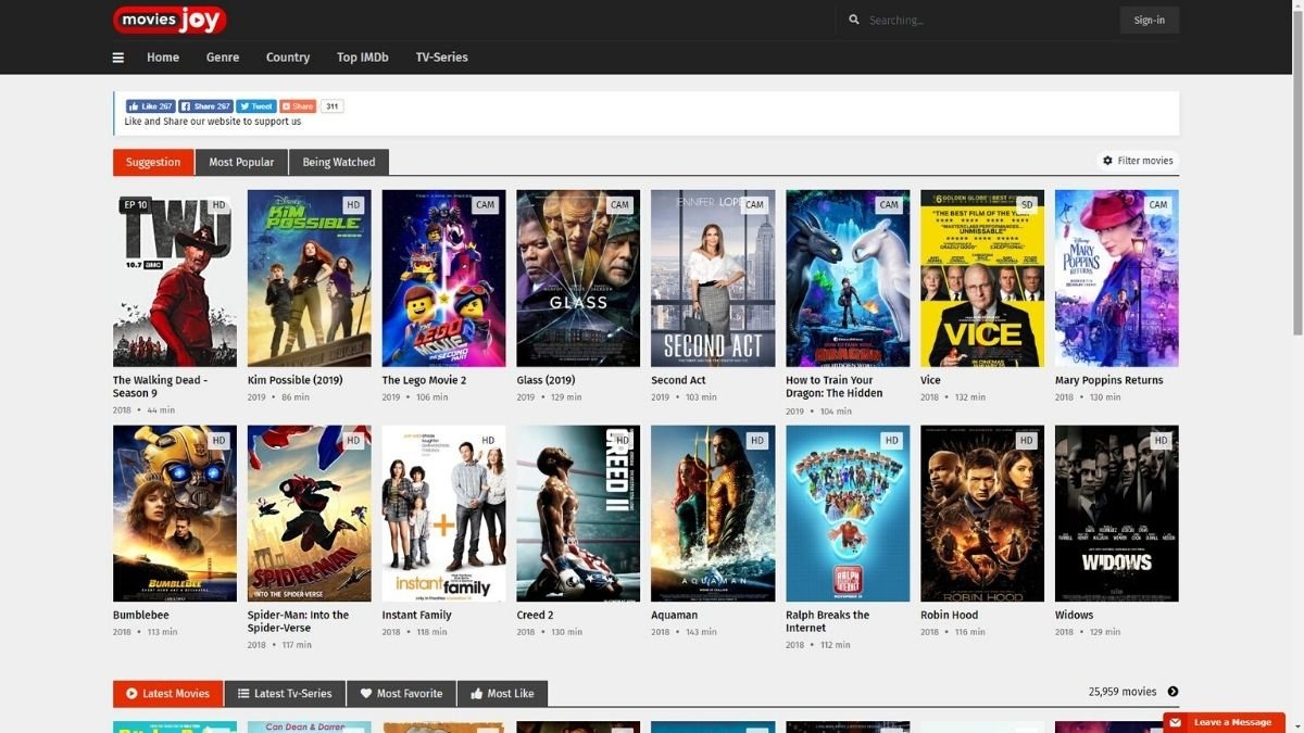 MoviesJoy 2021: Watch Illegal Free Leaked HD Online Tamil, Telugu, Bollywood, Hollywood, Latest Movies, TV Shows, Videos Download, Latest Movies News at MoviesJoy website