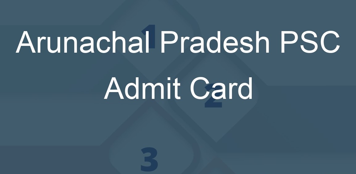 Arunachal Pradesh PSC ASO Admit Card 2021: Check Exam Date