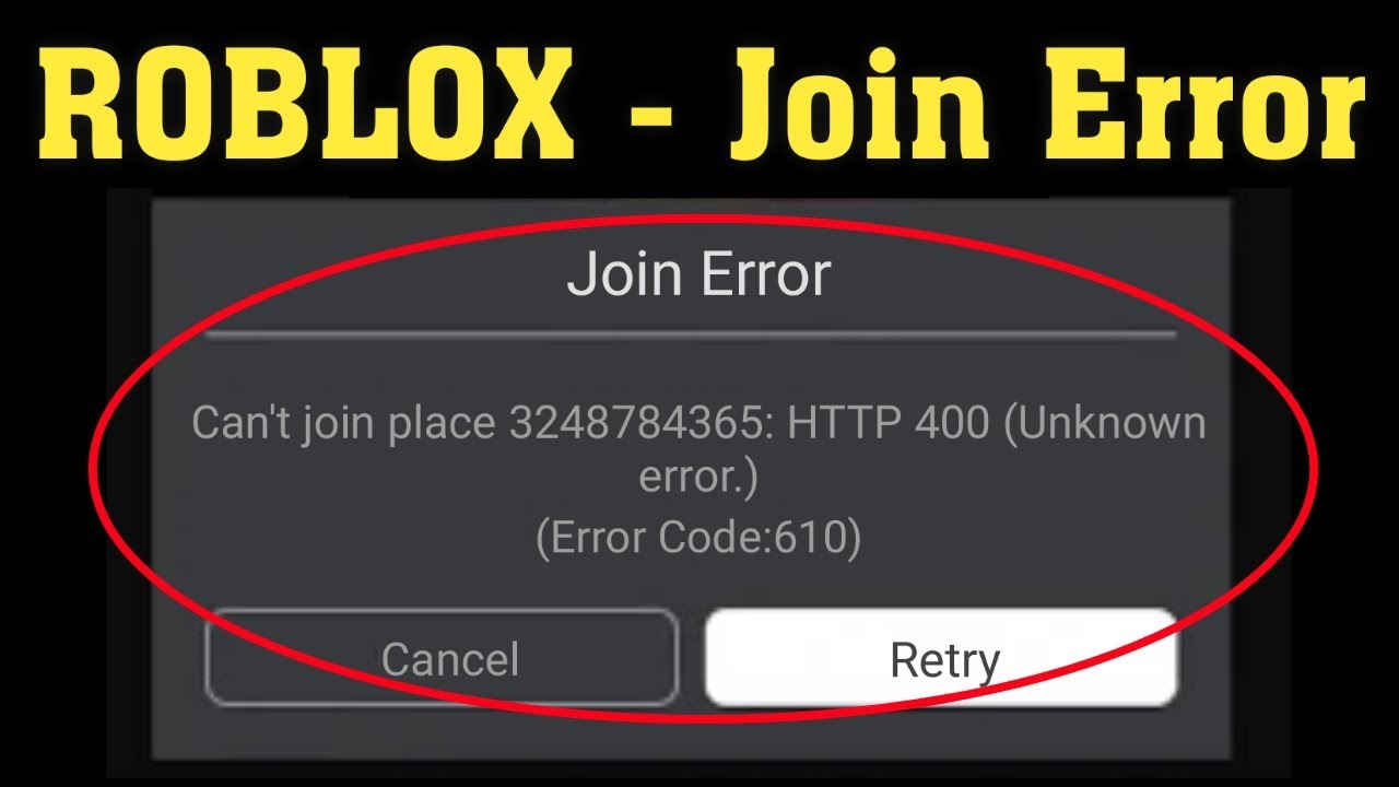 How to Fix Roblox Error Code 610: Quick Solutions for Gamers