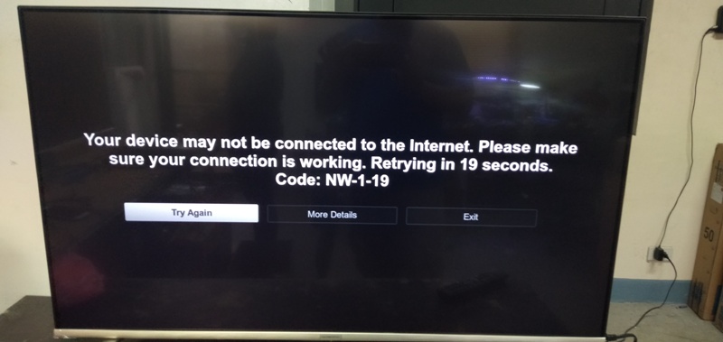 Netflix Error Code Nw-1-19, How to fix Netflix error code Nw-1-19?