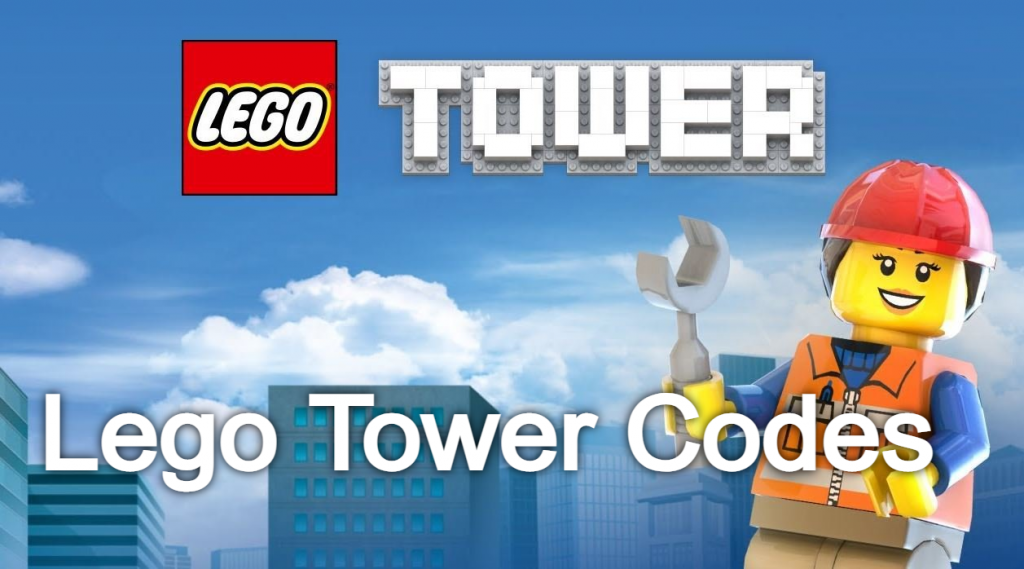 LEGO Tower Codes - In-game rewards and redemption process illustrated.