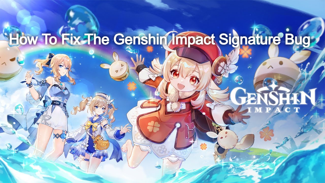 How to Fix The Genshin Impact Signature Bug – Editing Your Nickname