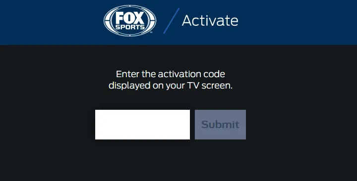 Go.Foxsports.Com Code