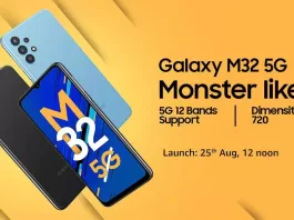 Samsung Galaxy M32 5G launch date revealed