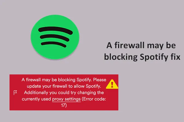 A Firewall May Be Blocking Spotify Complete Guide to Fix It