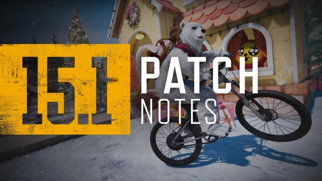 PUBG Battlegrounds PC Update 15.1 Patch Notes