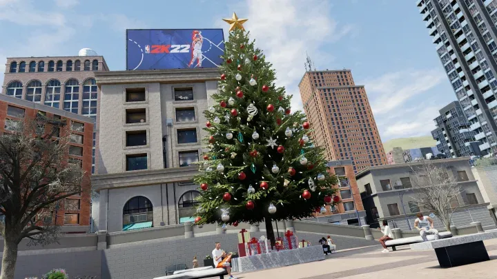 How to Find Christmas Present Tree In NBA 2K22