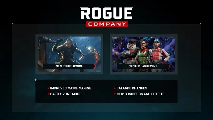 Rogue Company Update 1.84 Patch Notes: UMBRA Update