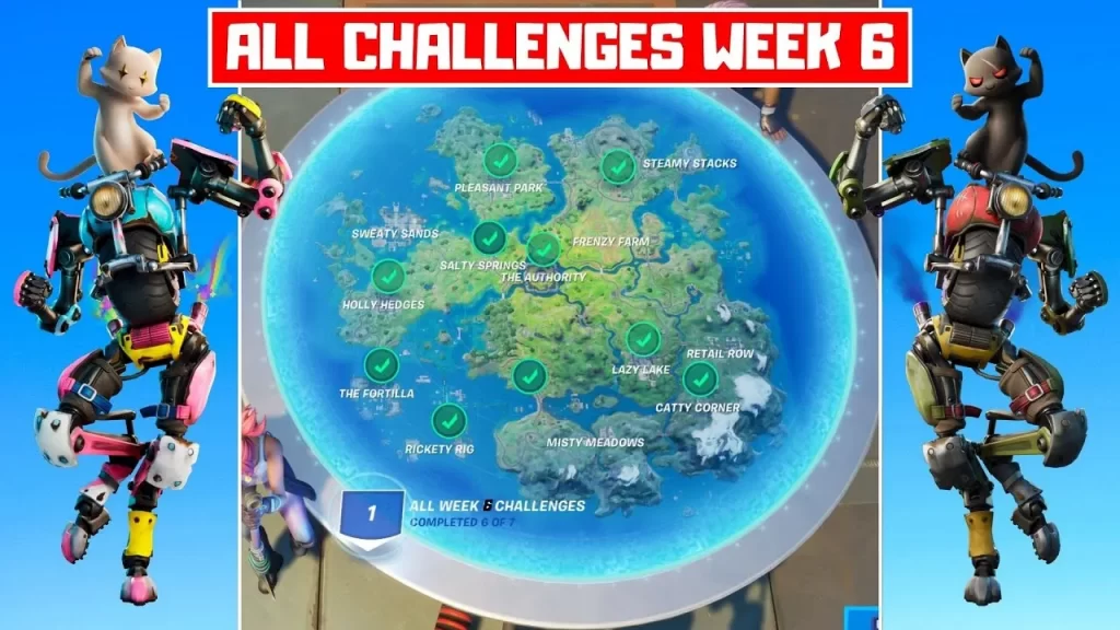 All Fortnite Chapter 3 Week 6 Challenges How To Complete Them