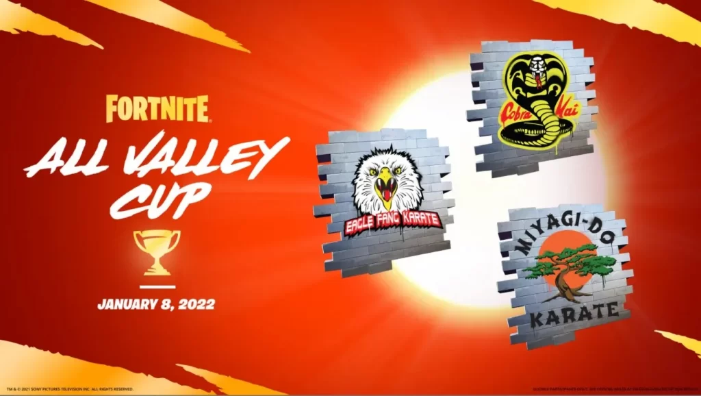 How to Unlock All Cobra Kai Rewards in Fortnite Free Valley Cup Event