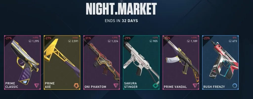 What Does The Valorant Night Market Offer