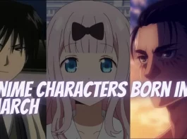 Anime Characters Birthdays In March