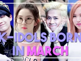 KPOP Idols Birthday In March