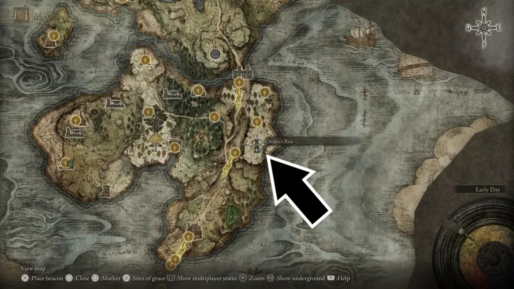 elden ring memory stone location map