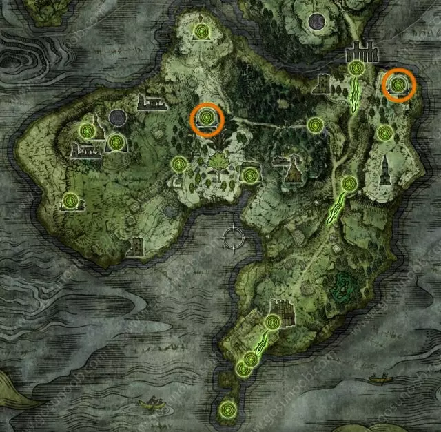 weeping peninsula grave glovewert locations