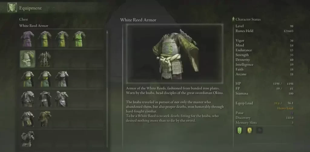 white reed armor 1