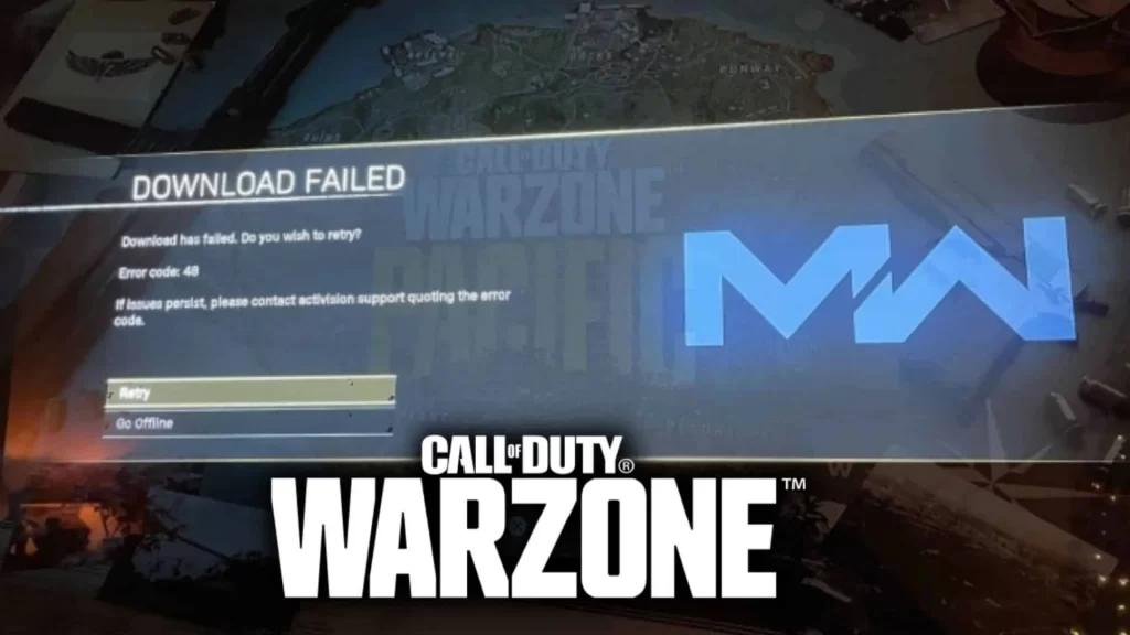 How to Fix Error Code 48 Download Failed in Warzone