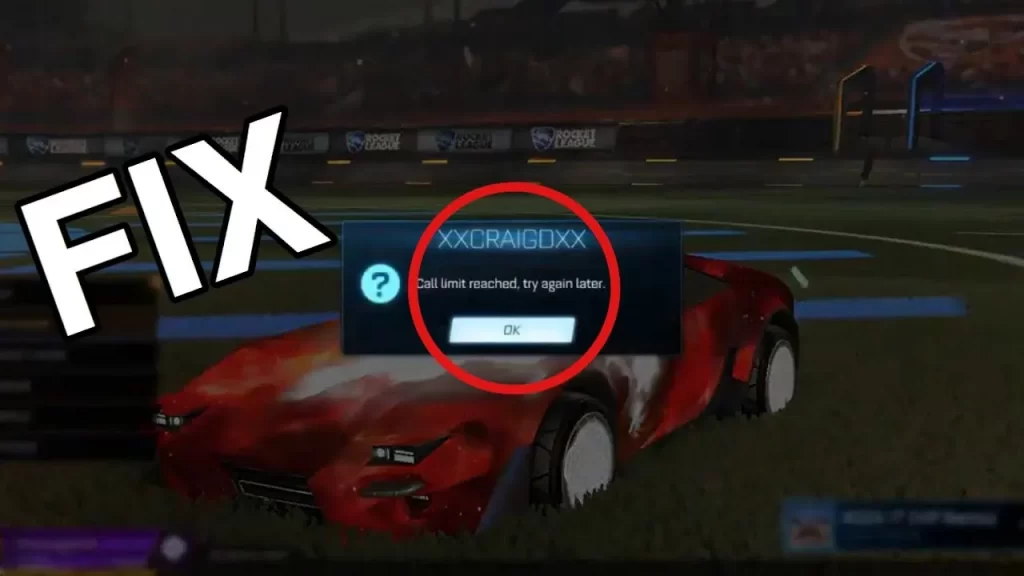 Call Limit Reached Rocket League Error Explained