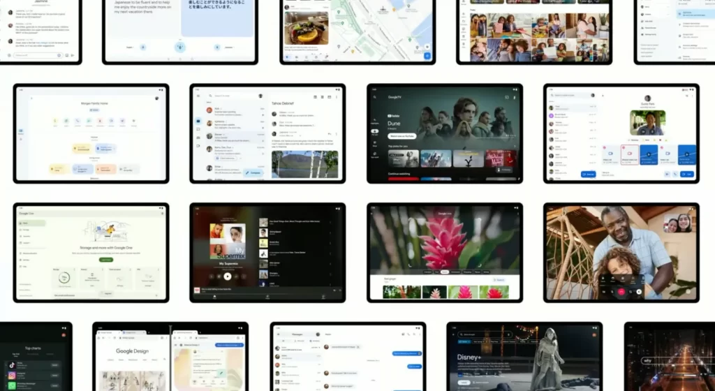 List of Google Apps that will be optimized for Tablet UI soon