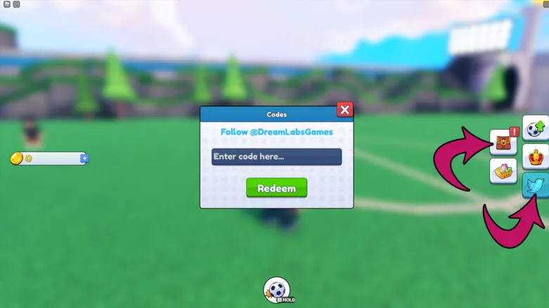 how to redeem a code in goal kic