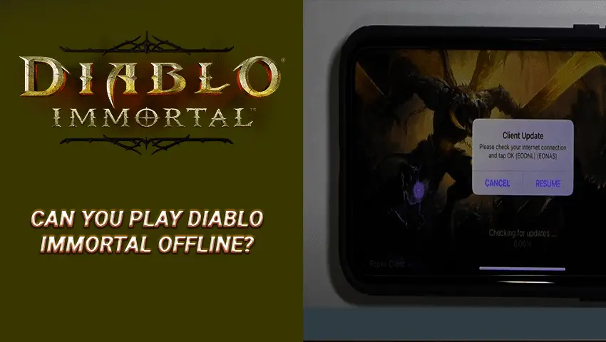 Can You Play Diablo Immortal Offline?