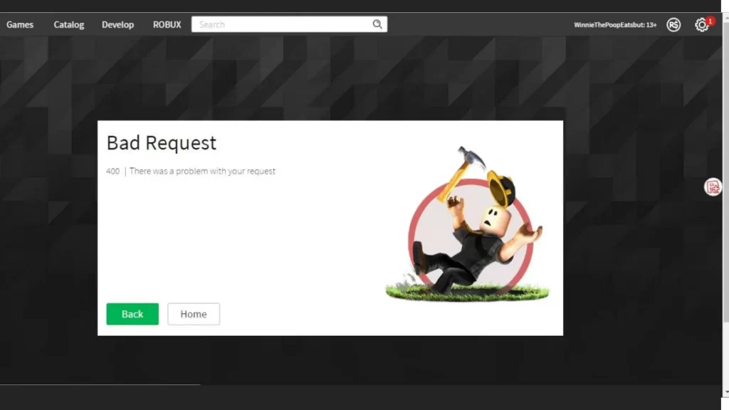 How to Fix Roblox Error Code 400 Bad Request