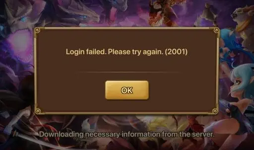 summoners war error 2001