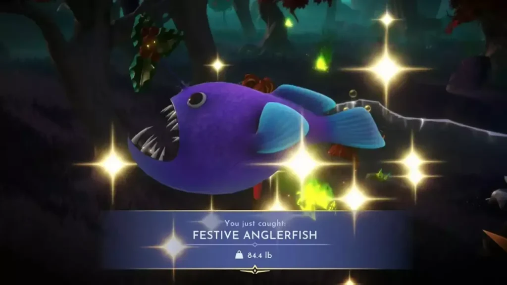 Festive Anglerfish Disney Dreamlight Valley