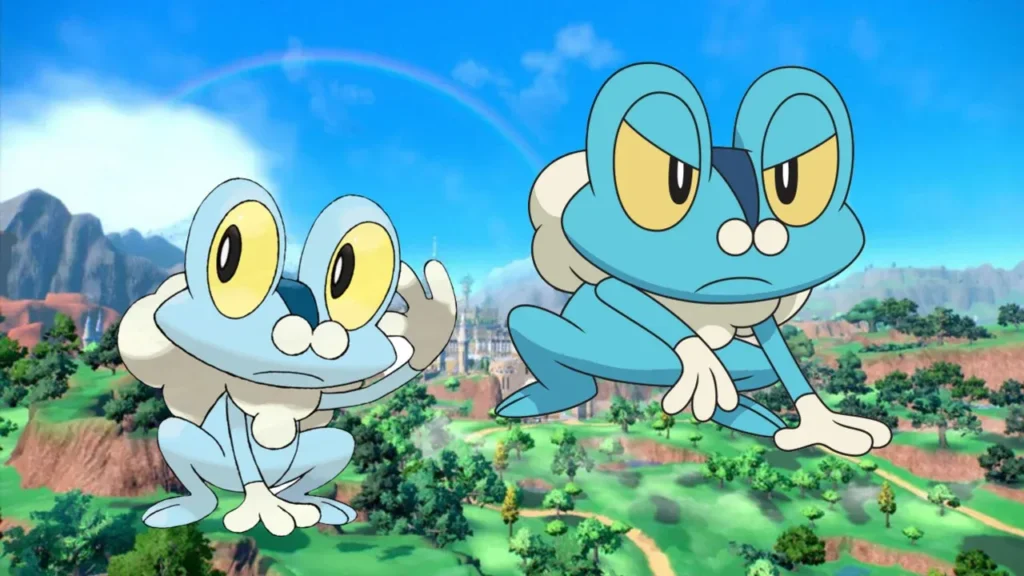 Shiny Froakie Pokemon Scarlet and Violet