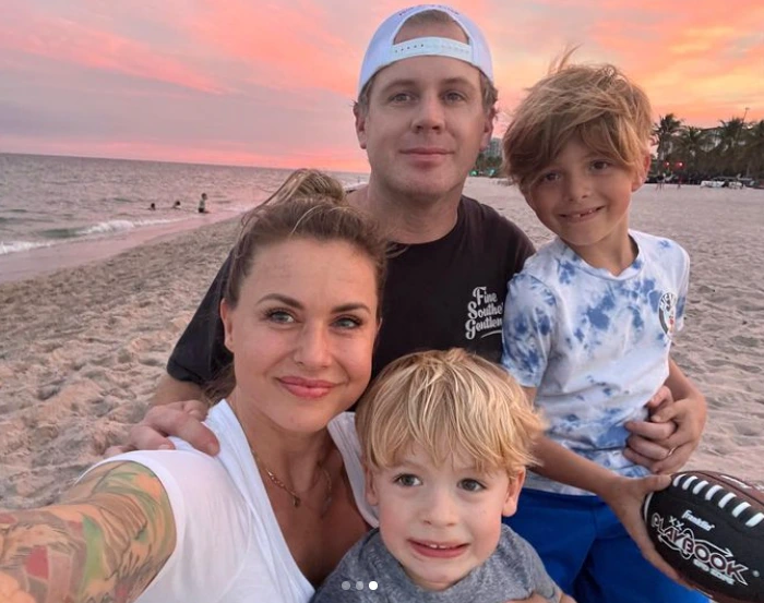 Christmas Abbott with family