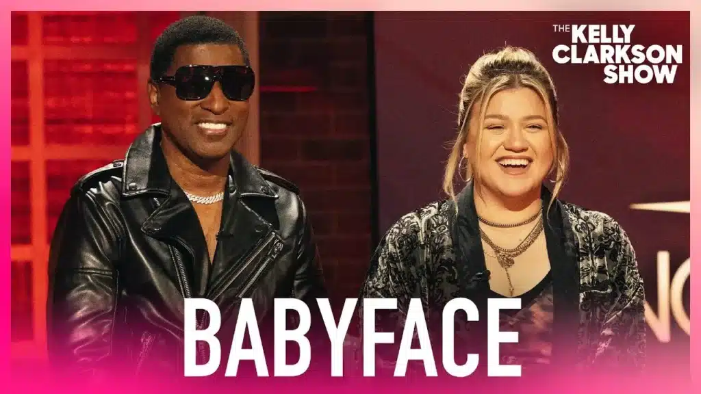 Kelly Clarkson and Kenneth Babyface Edmonds Perform Hit Songs on Talk Show