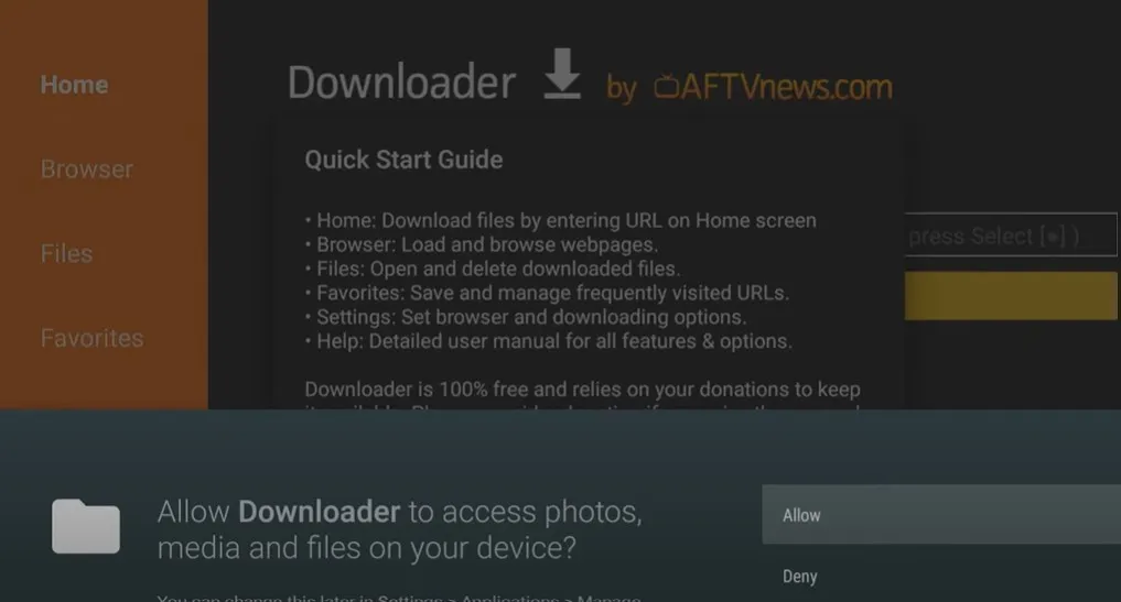 Allow Downloader