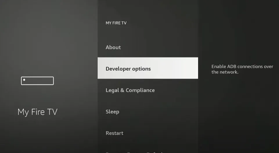 Developer Options