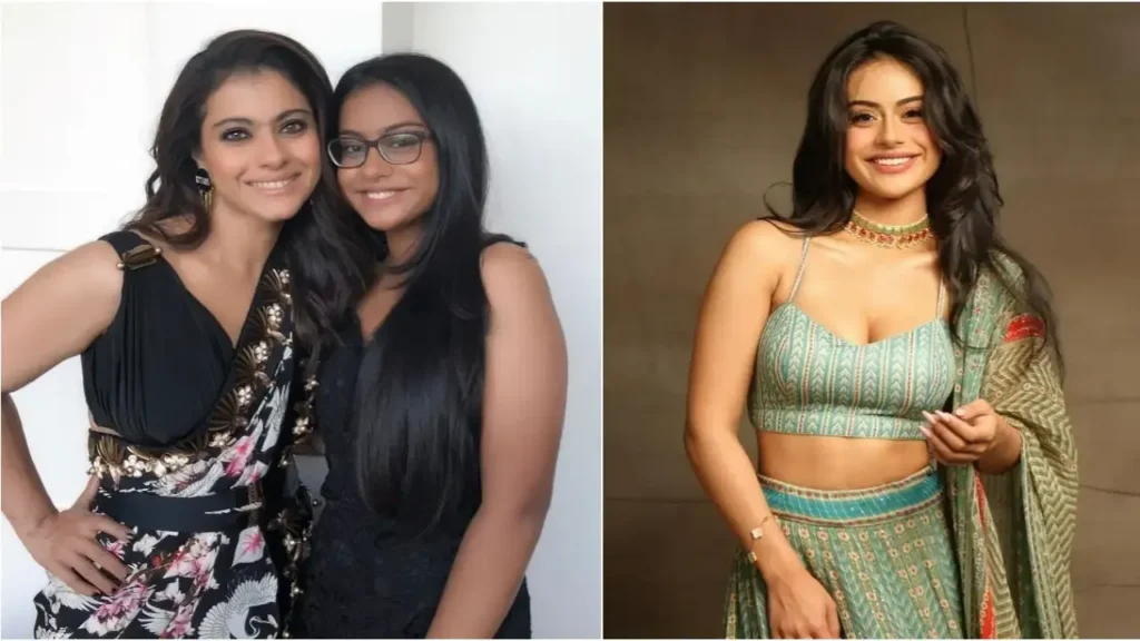 Before and after photos of Nysa Devgans transformation