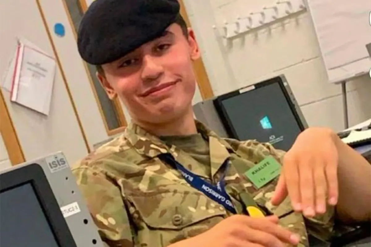 Daniel Khalife in British Army uniform