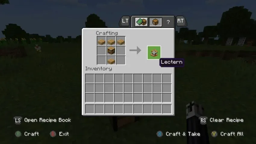 How to Make Minecraft Lectern