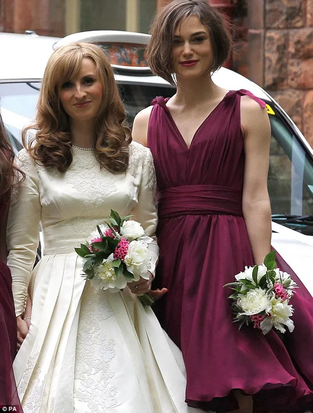 Keira Knightley with her sister in law Kerry Nixon