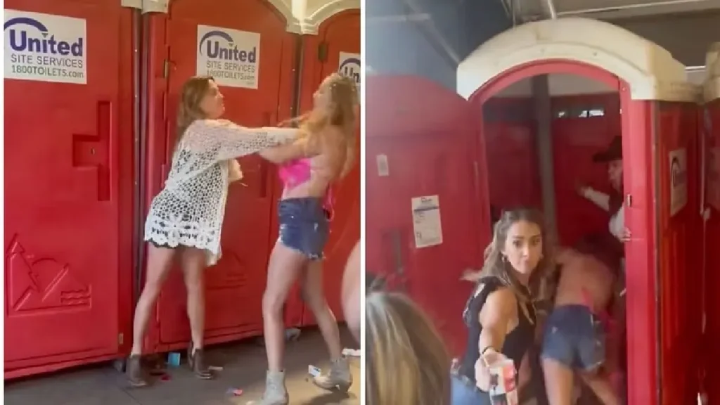 Morgan Wallen concert brawl at porta potties