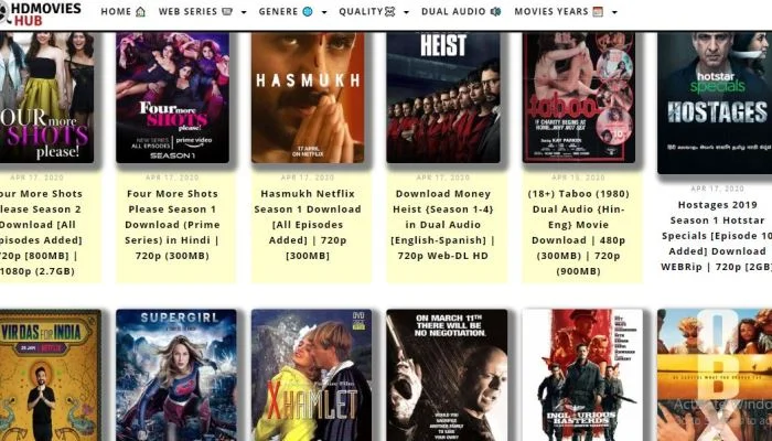 HDMoviesHub: Watch Illegal Free Leaked HD Online Tamil, Telugu, Bollywood, Hollywood, Latest Movies, TV Shows, Videos Download, Latest Movies News at HDMoviesHub website
